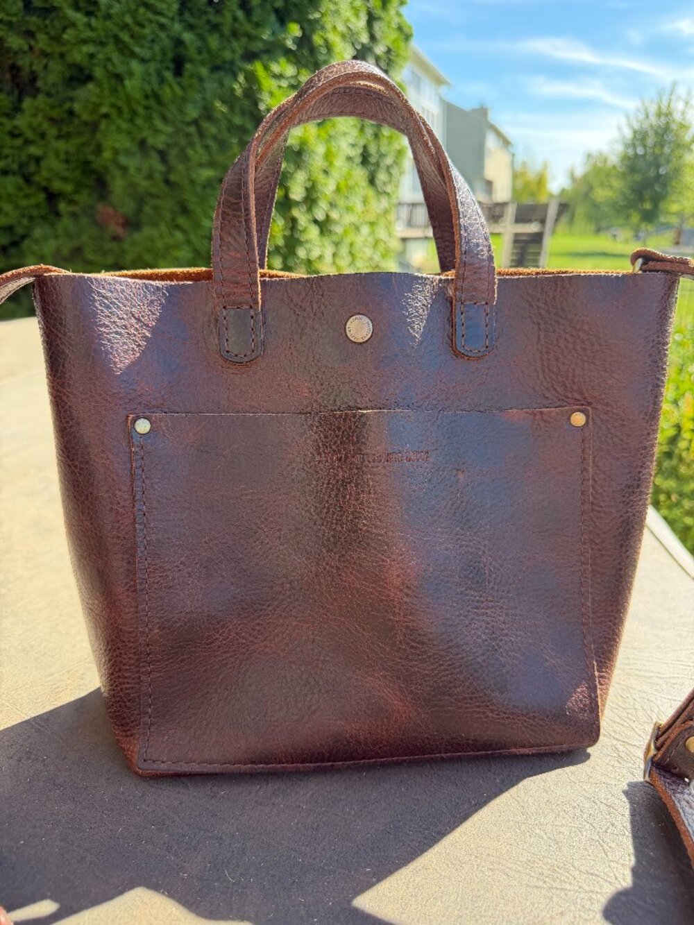 Portland Leather Goods Mini Crossbody - Badlands